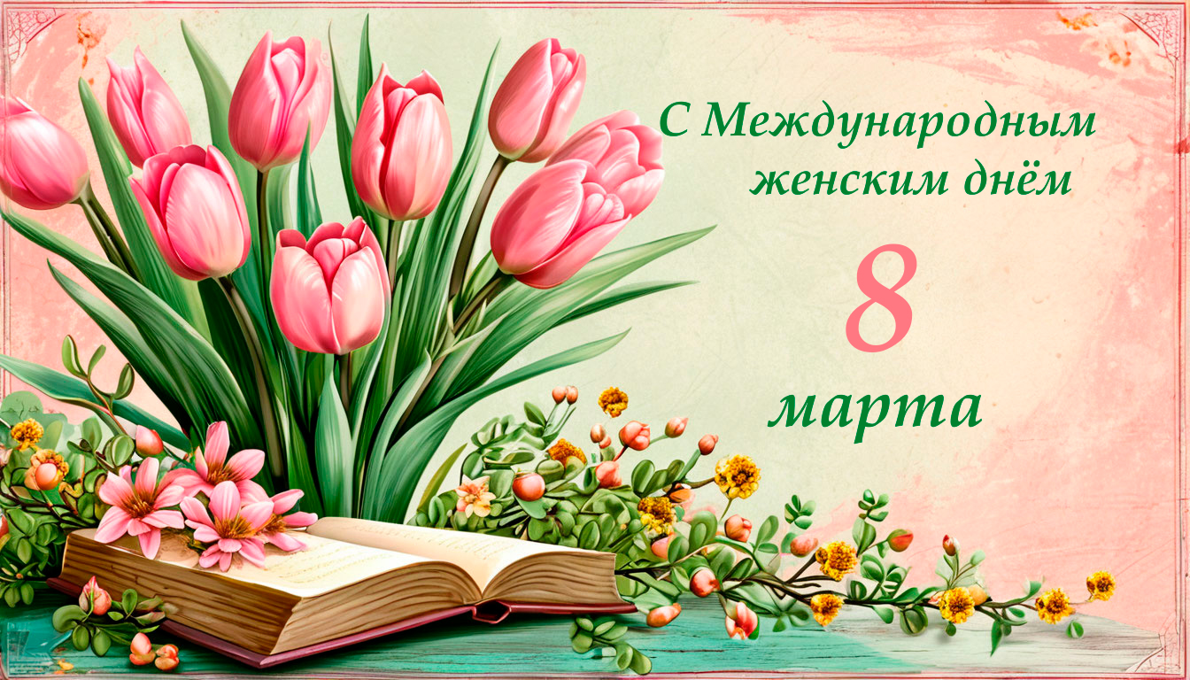 Весенние мотивы: как в библиотеках Копыльщины поздравили женщин с 8 Марта